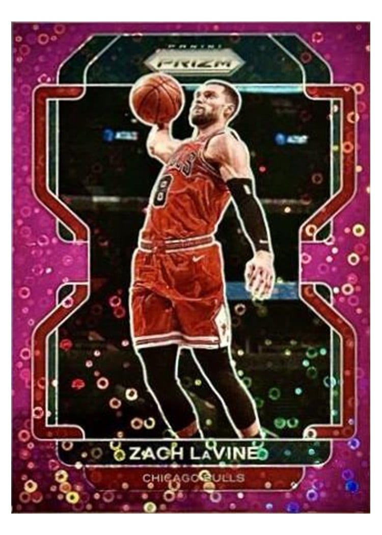 2021-22 Panini Prizm Base Set Zach LaVine #107 card