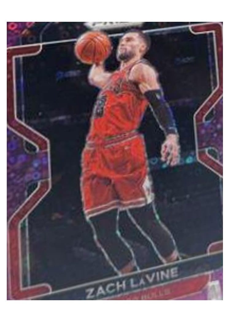 2021-22 Panini Prizm Base Set Zach LaVine #107 card