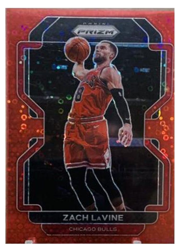 2021-22 Panini Prizm Base Set Zach LaVine #107 card