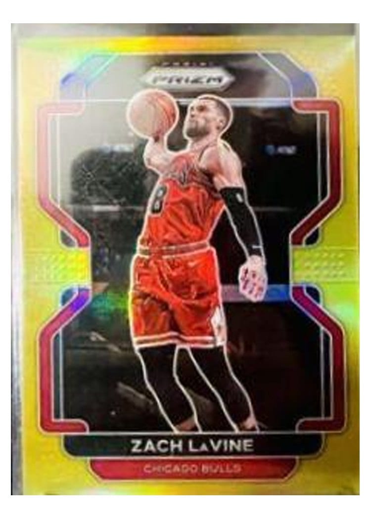 2021-22 Panini Prizm Base Set Zach LaVine #107 card