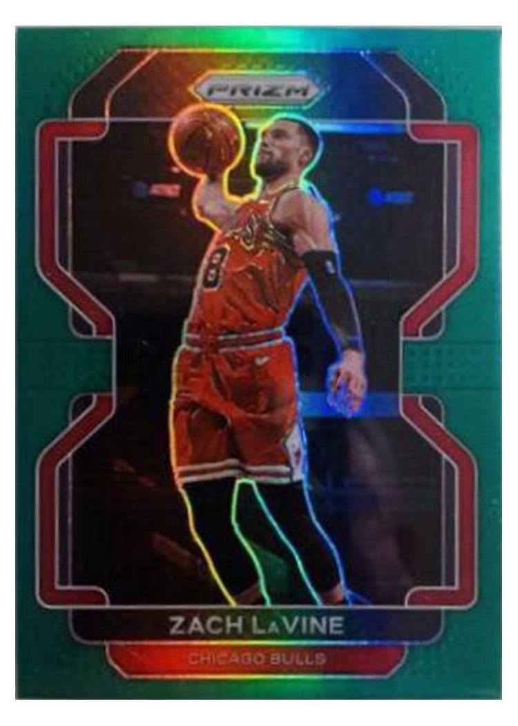 2021-22 Panini Prizm Base Set Zach LaVine #107 card