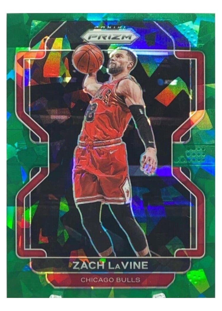 2021-22 Panini Prizm Base Set Zach LaVine #107 card