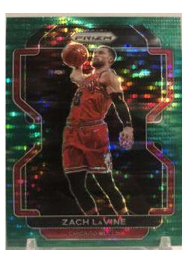2021-22 Panini Prizm Base Set Zach LaVine #107 card