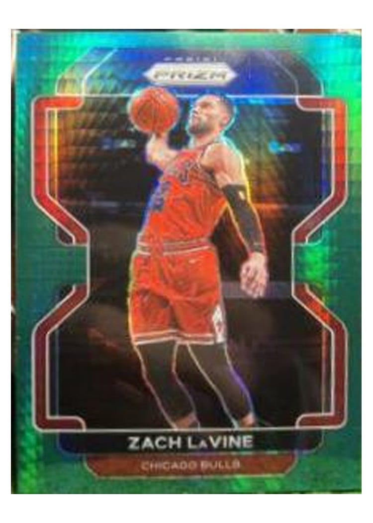 2021-22 Panini Prizm Base Set Zach LaVine #107 card