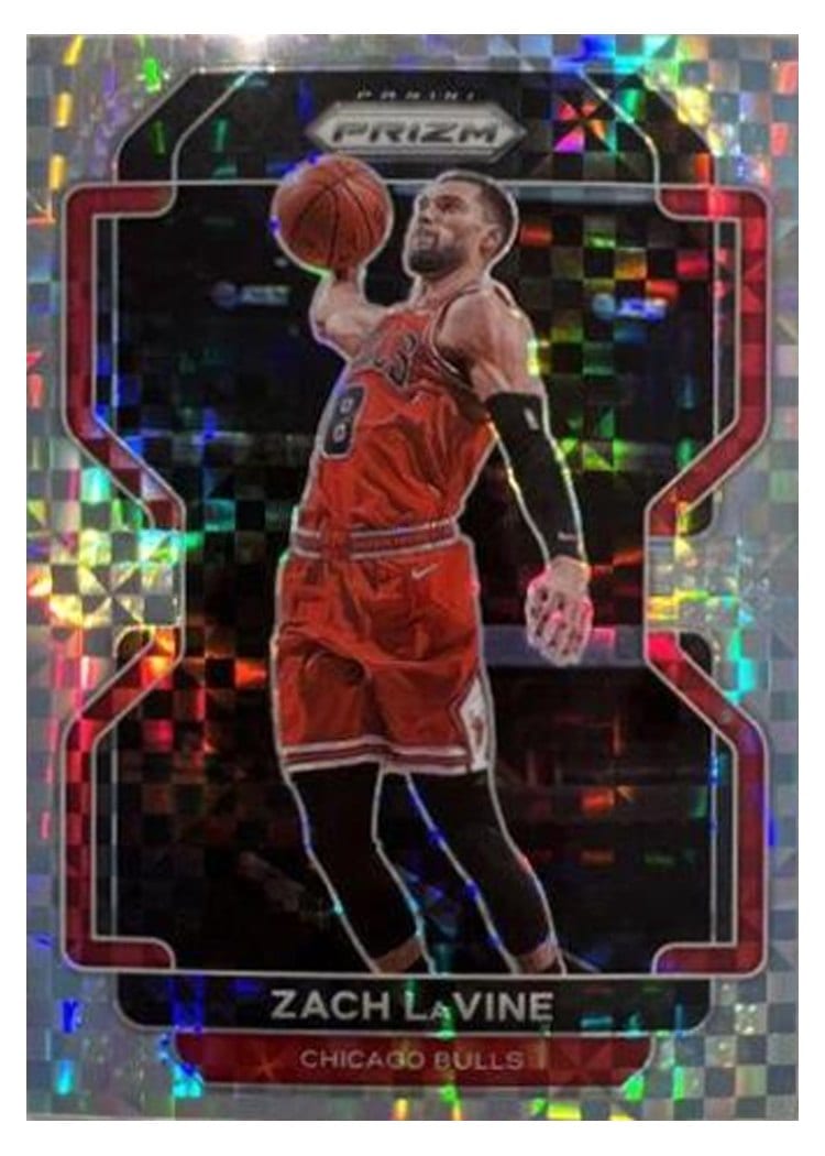 2021-22 Panini Prizm Base Set Zach LaVine #107 card