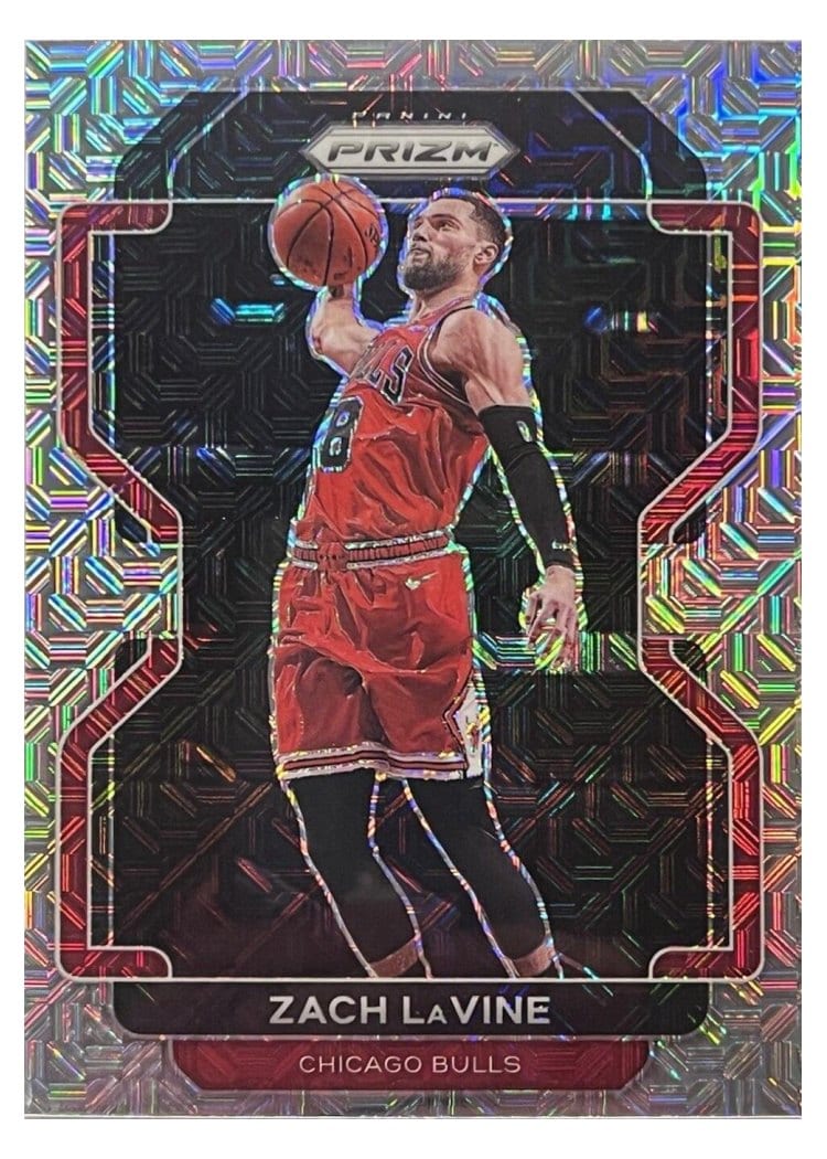 2021-22 Panini Prizm Base Set Zach LaVine #107 card