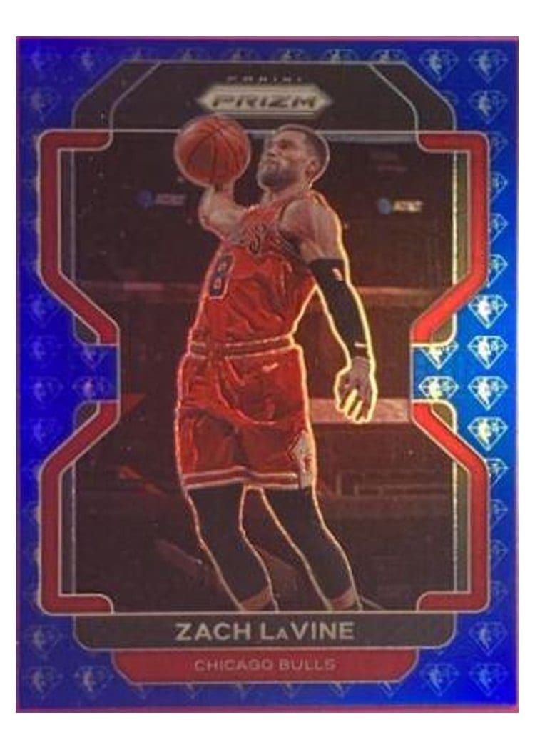 2021-22 Panini Prizm Base Set Zach LaVine #107 card