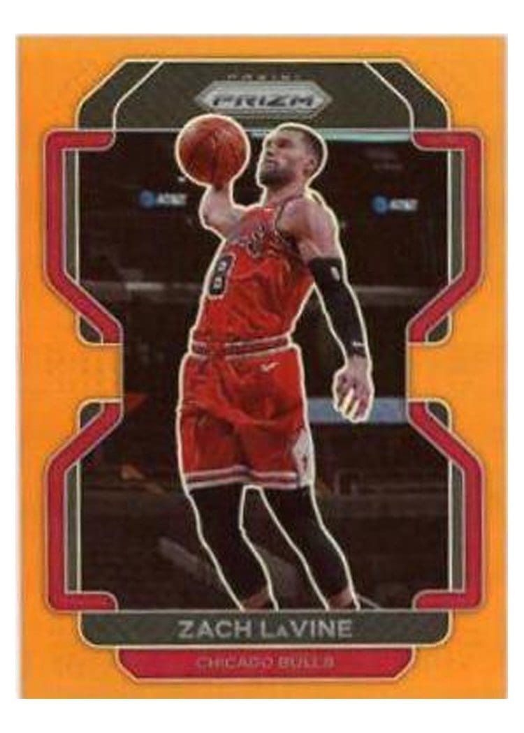 2021-22 Panini Prizm Base Set Zach LaVine #107 card