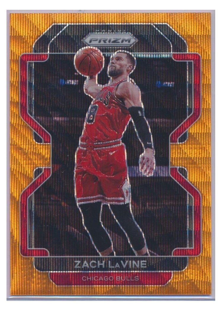 2021-22 Panini Prizm Base Set Zach LaVine #107 card
