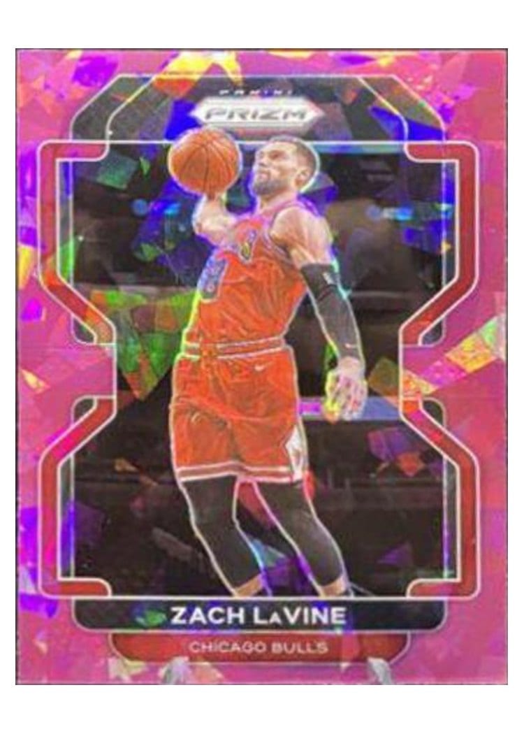 2021-22 Panini Prizm Base Set Zach LaVine #107 card