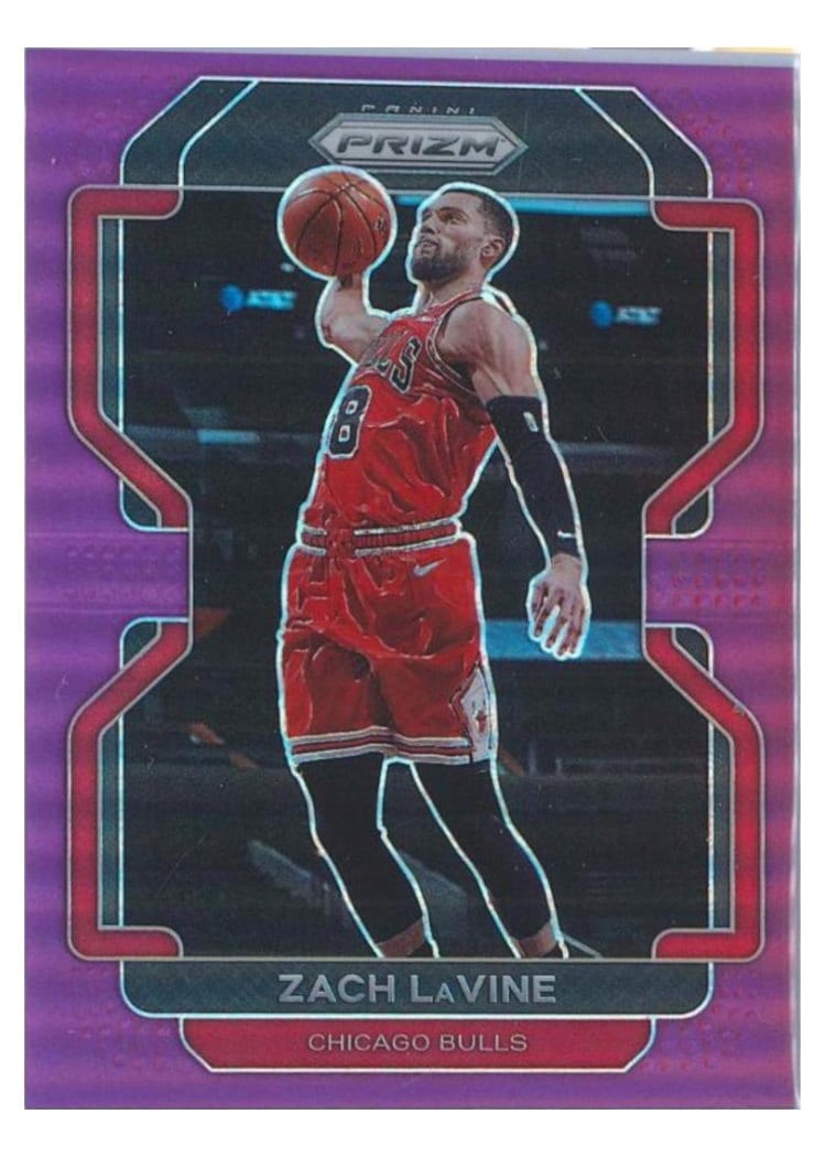 2021-22 Panini Prizm Base Set Zach LaVine #107 card