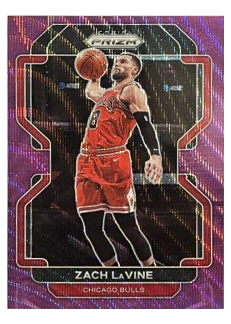 2021-22 Panini Prizm Base Set Zach LaVine #107 card