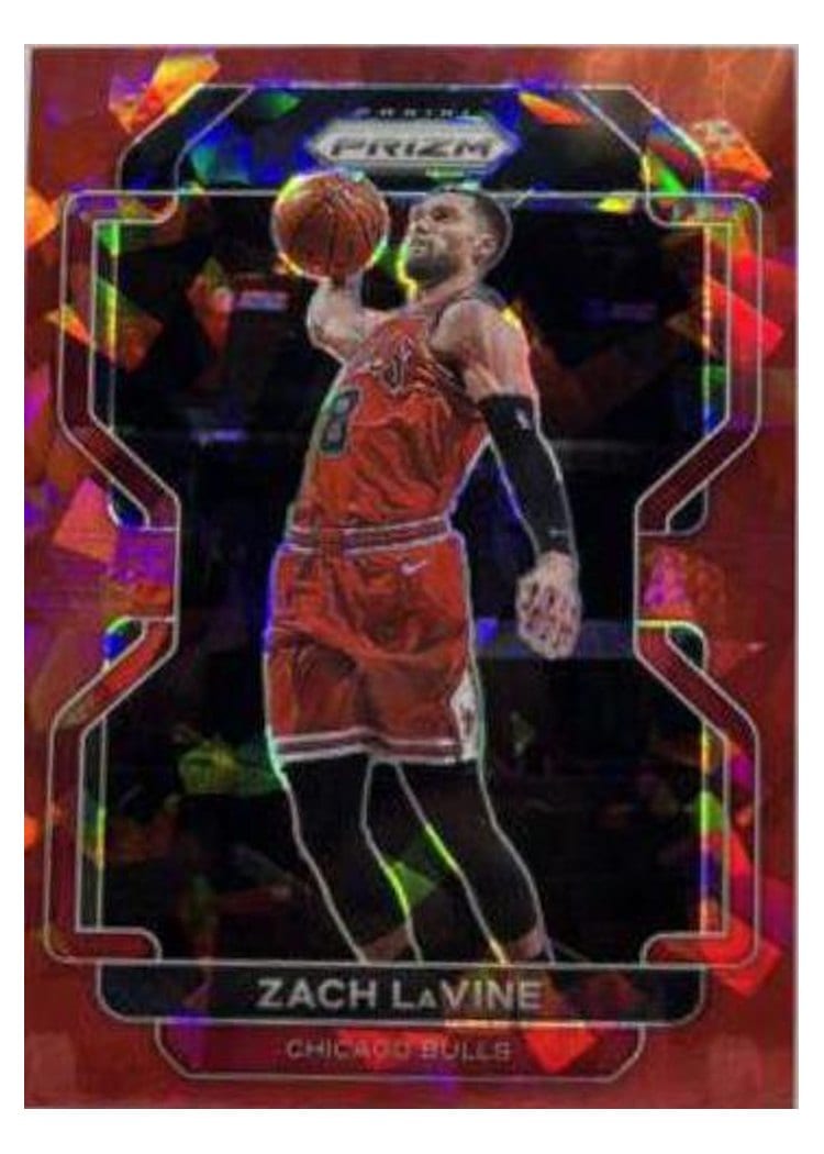 2021-22 Panini Prizm Base Set Zach LaVine #107 card
