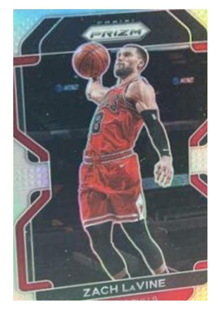 2021-22 Panini Prizm Base Set Zach LaVine #107 card