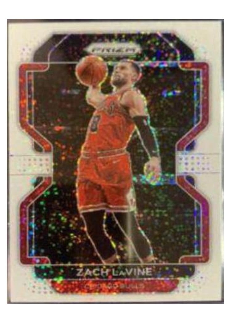 2021-22 Panini Prizm Base Set Zach LaVine #107 card