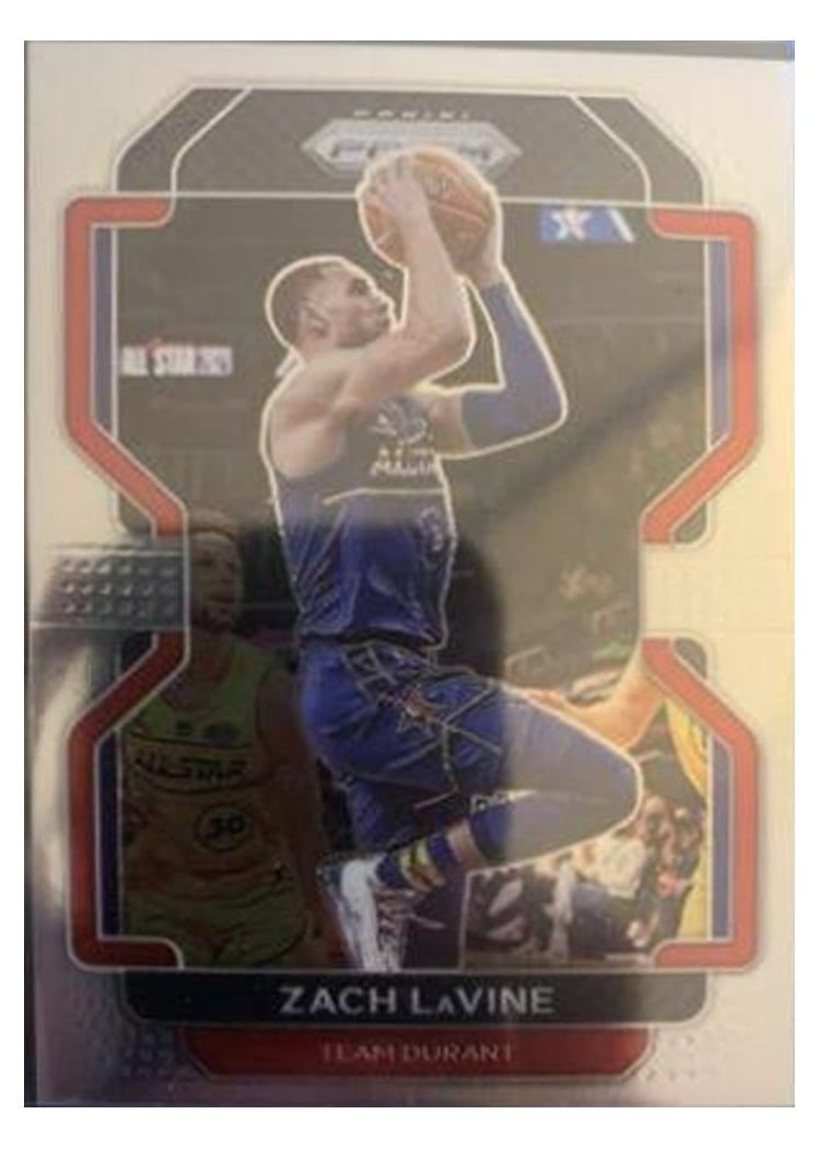 2021-22 Panini Prizm Base Set Zach LaVine #107 card