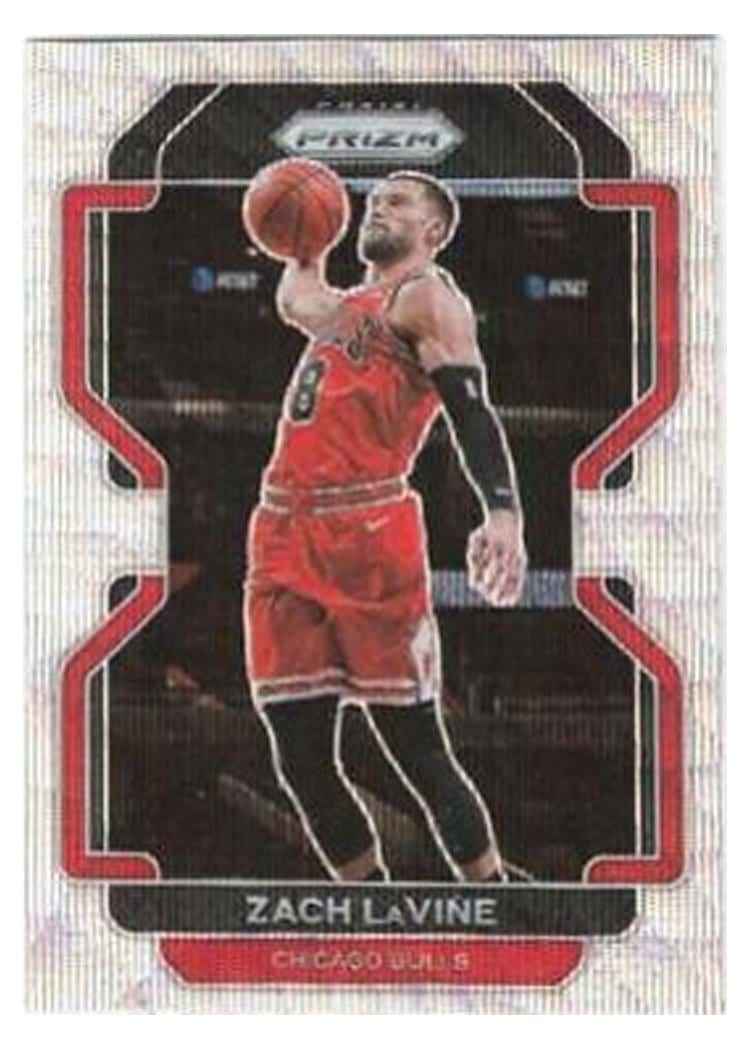 2021-22 Panini Prizm Base Set Zach LaVine #107 card