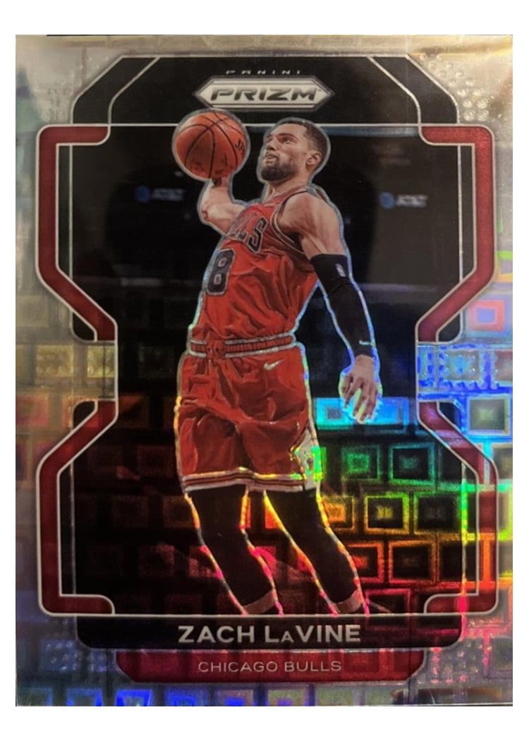 2021-22 Panini Prizm Base Set Zach LaVine #107 card