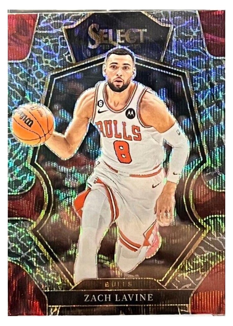 2022-23 Panini Select Base Set Zach LaVine #134 card