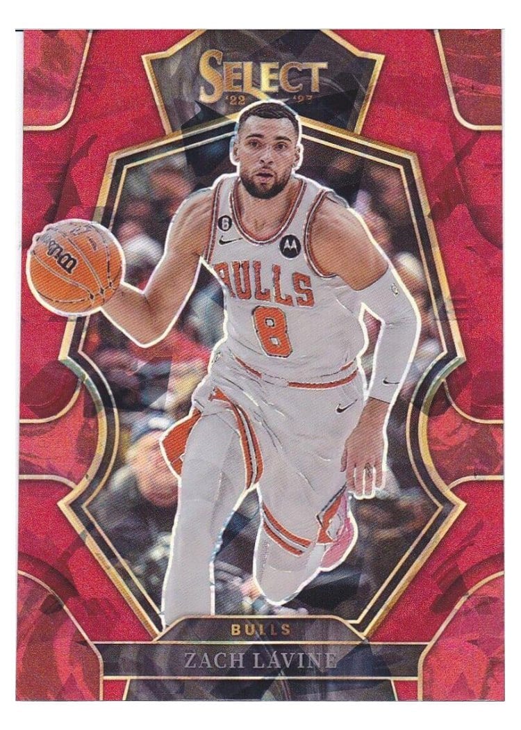 2022-23 Panini Select Base Set Zach LaVine #134 card
