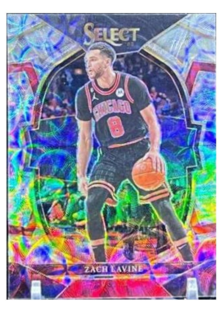 2022-23 Panini Select Base Set Zach LaVine Scope Prizm #34 card