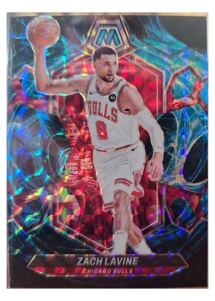 2023-24 Panini Mosaic Base Set Zach LaVine #100 card