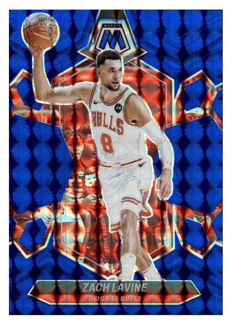 2023-24 Panini Mosaic Base Set Zach LaVine #100 card