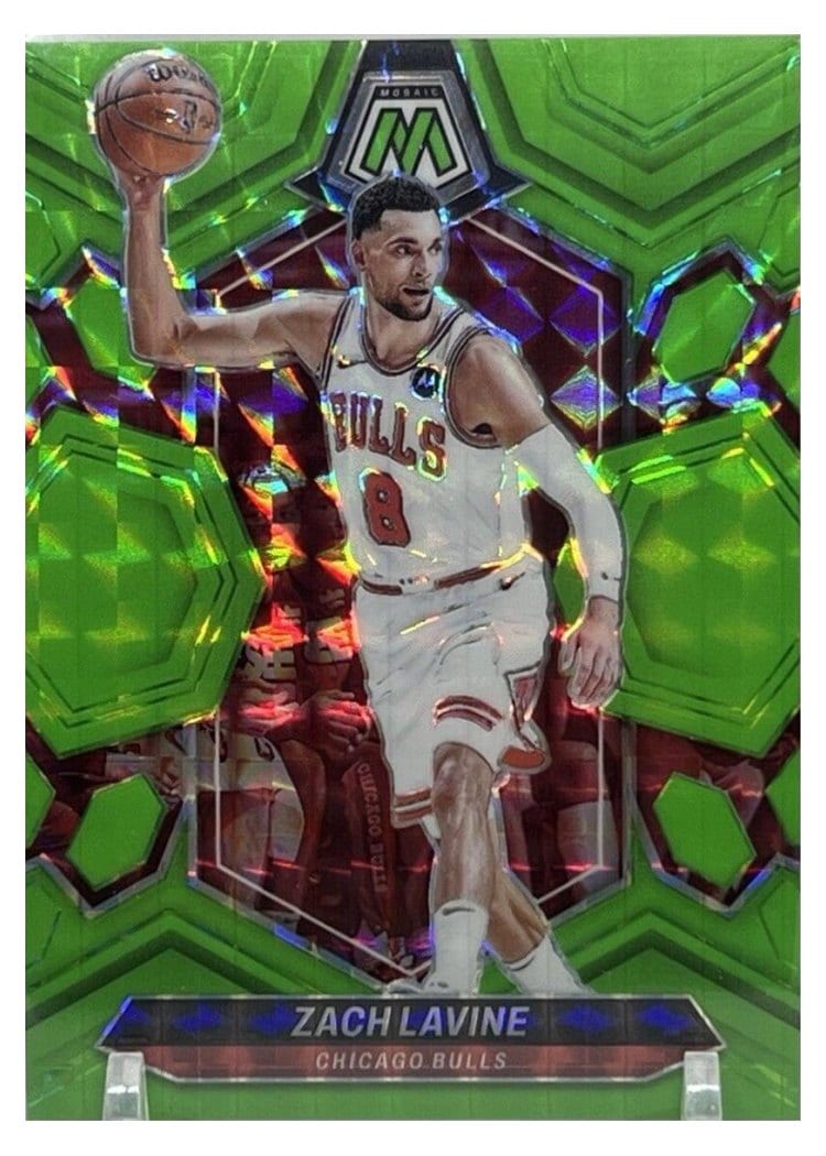 2023-24 Panini Mosaic Base Set Zach LaVine #100 card