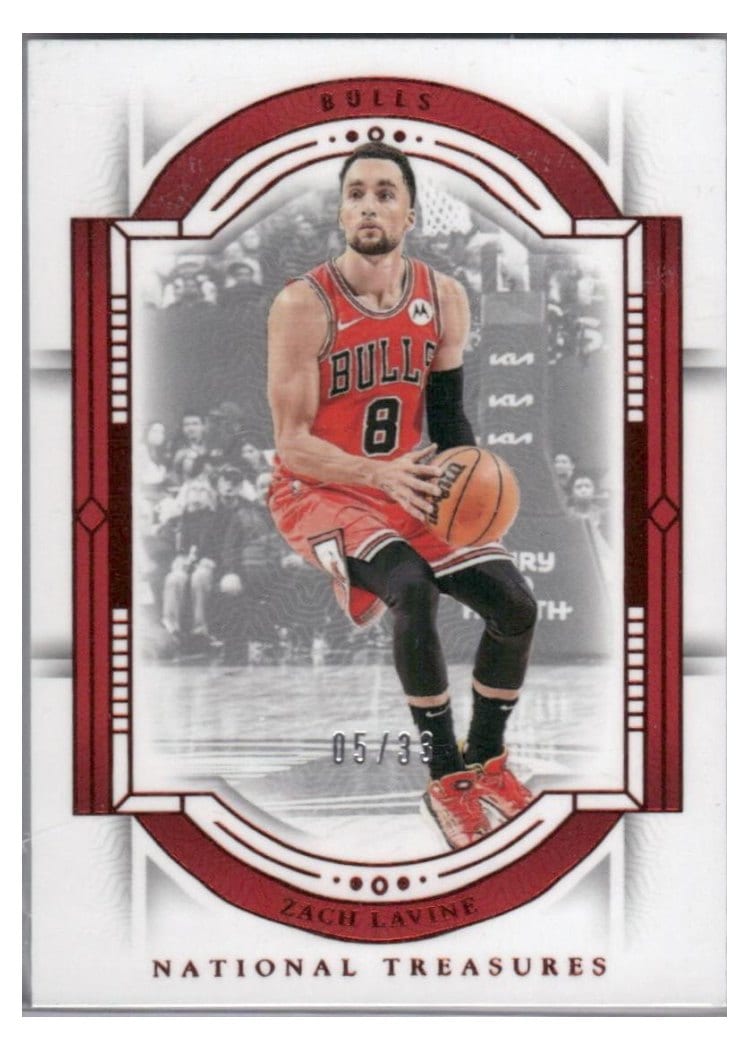 2023-24 Panini National Treasures Base Set Zach LaVine #53 card
