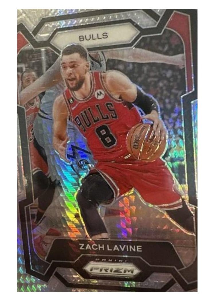 2023-24 Panini Prizm Base Set Zach LaVine #72 card