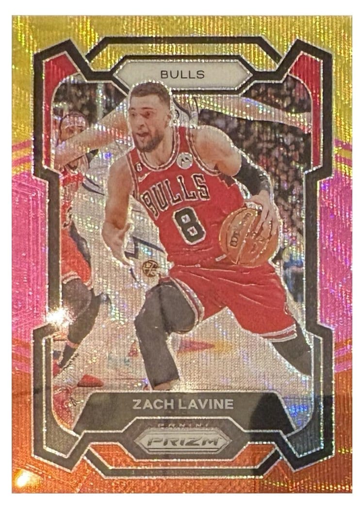 2023-24 Panini Prizm Base Set Zach LaVine #72 card