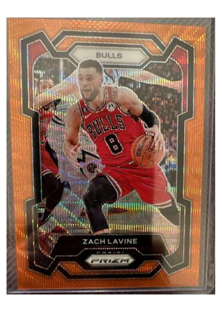 2023-24 Panini Prizm Base Set Zach LaVine #72 card