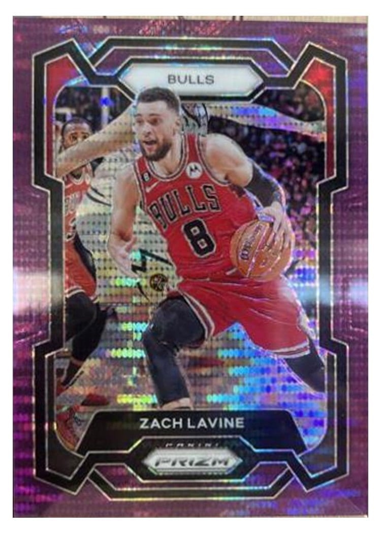 2023-24 Panini Prizm Base Set Zach LaVine #72 card