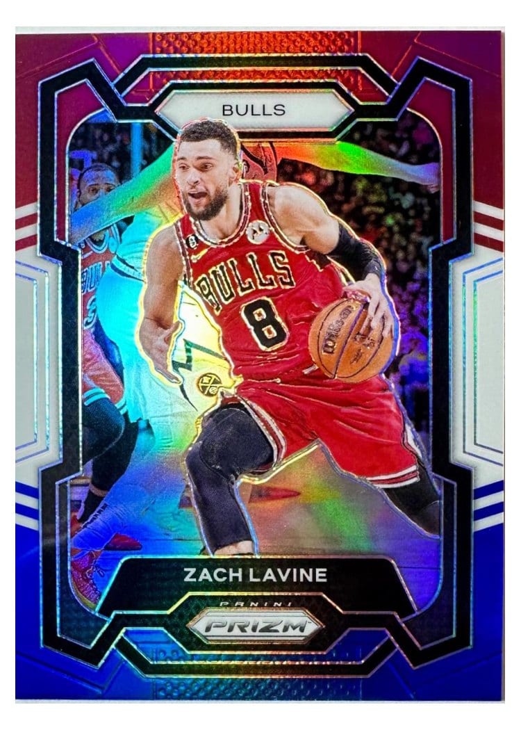 2023-24 Panini Prizm Base Set Zach LaVine #72 card