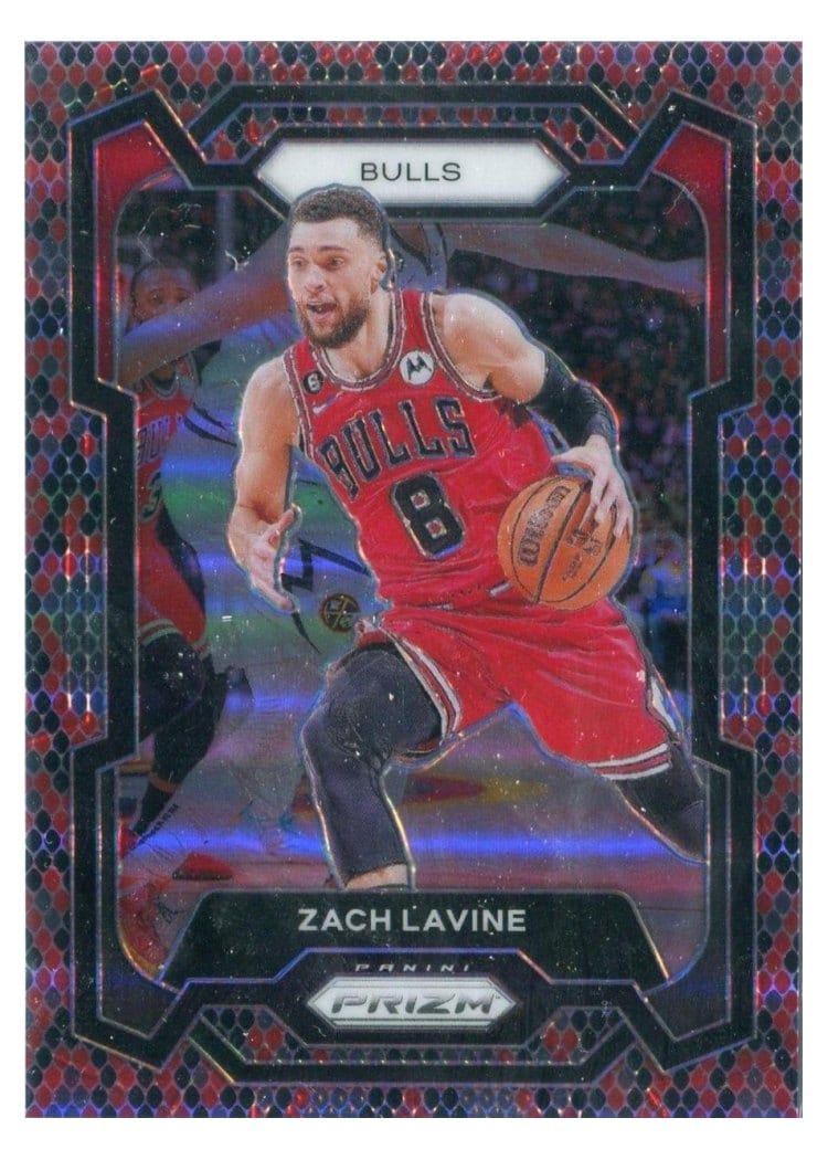 2023-24 Panini Prizm Base Set Zach LaVine #72 card