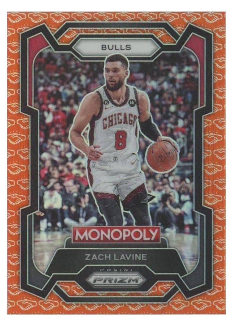 2023-24 Panini Prizm Monopoly Base Set Zach Lavine #17 card