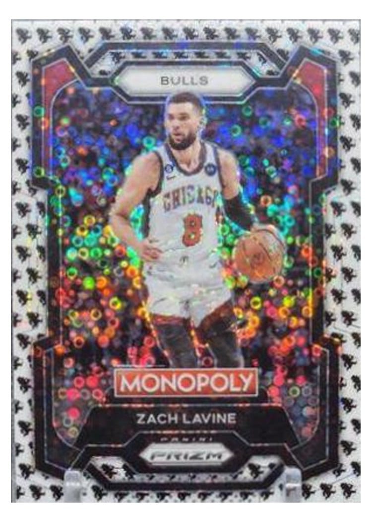 2023-24 Panini Prizm Monopoly Base Set Zach Lavine #17 card