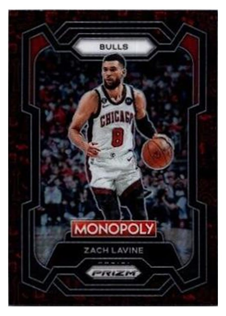 2023-24 Panini Prizm Monopoly Base Set Zach Lavine #17 card