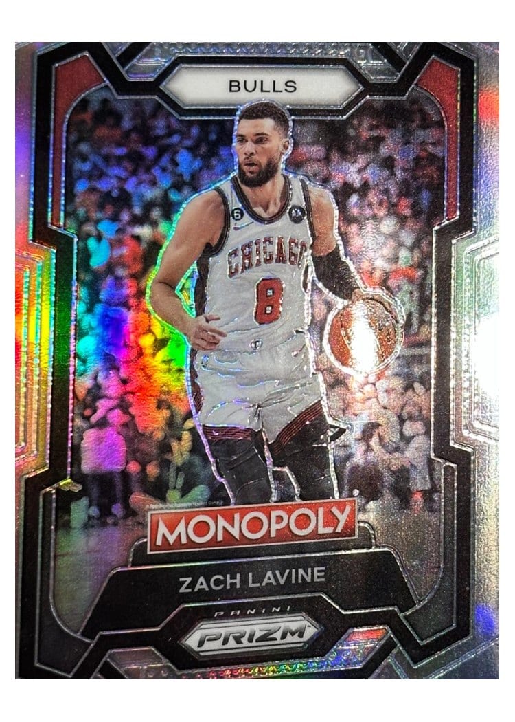 2023-24 Panini Prizm Monopoly Base Set Zach Lavine #17 card