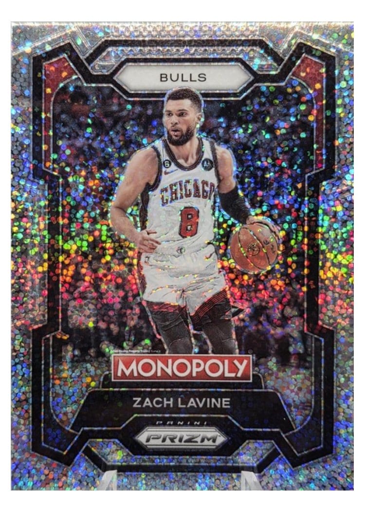 2023-24 Panini Prizm Monopoly Base Set Zach Lavine #17 card
