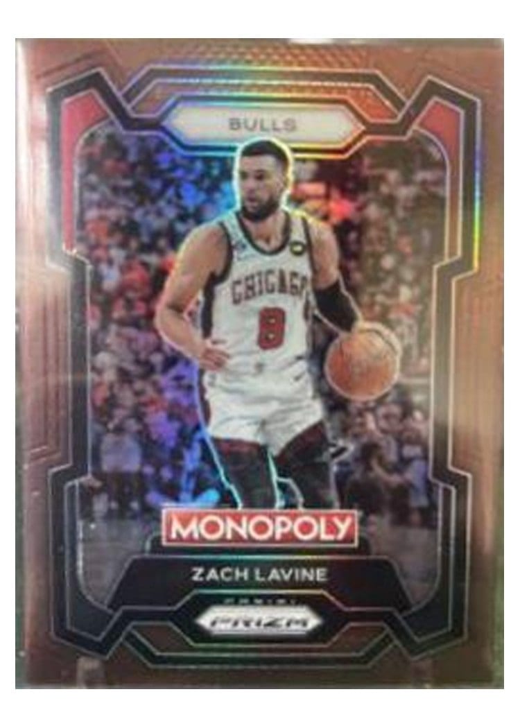 2023-24 Panini Prizm Monopoly Base Set Zach Lavine #17 card