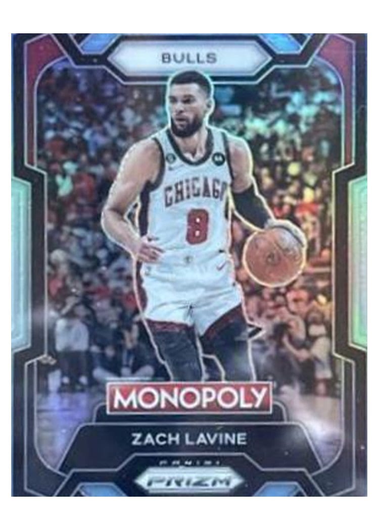 2023-24 Panini Prizm Monopoly Base Set Zach Lavine #17 card