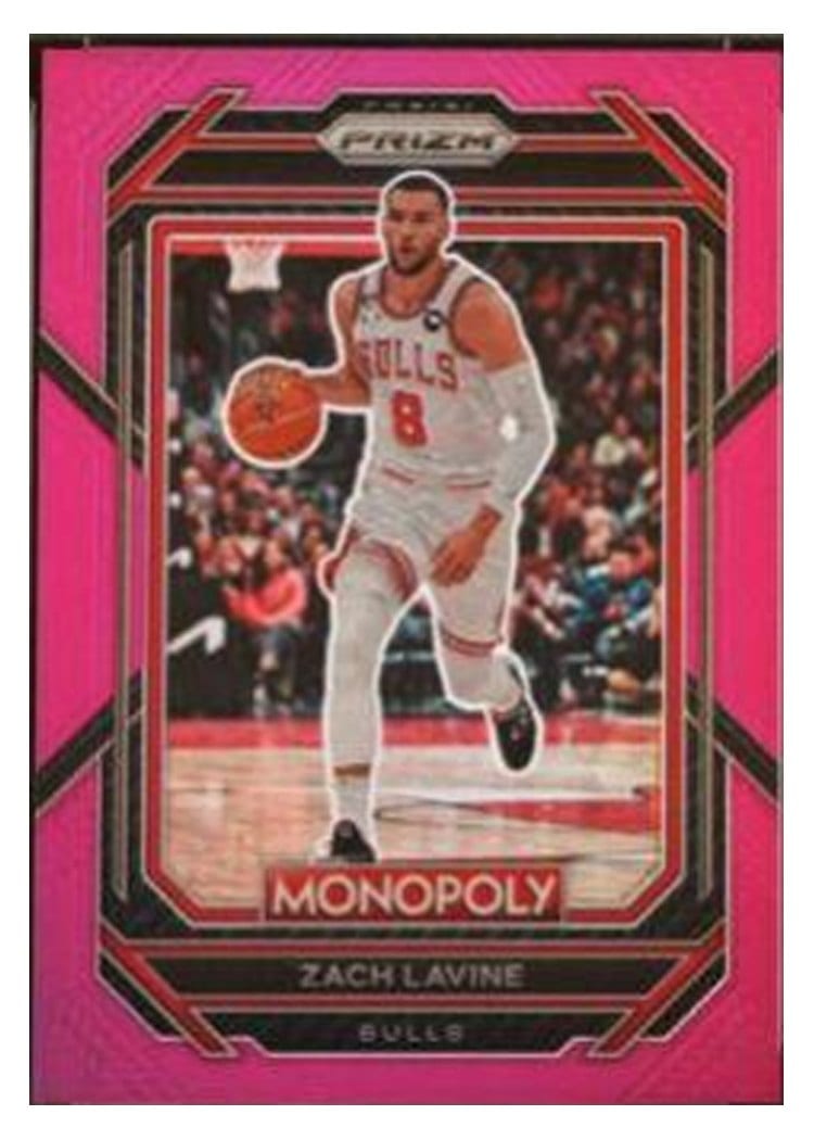 2023-24 Panini Prizm Monopoly Base Set Zach Lavine #17 card