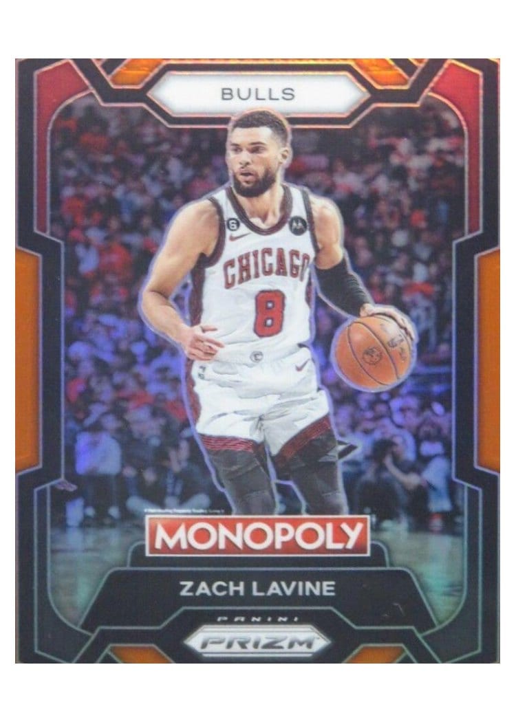 2023-24 Panini Prizm Monopoly Base Set Zach Lavine #17 card