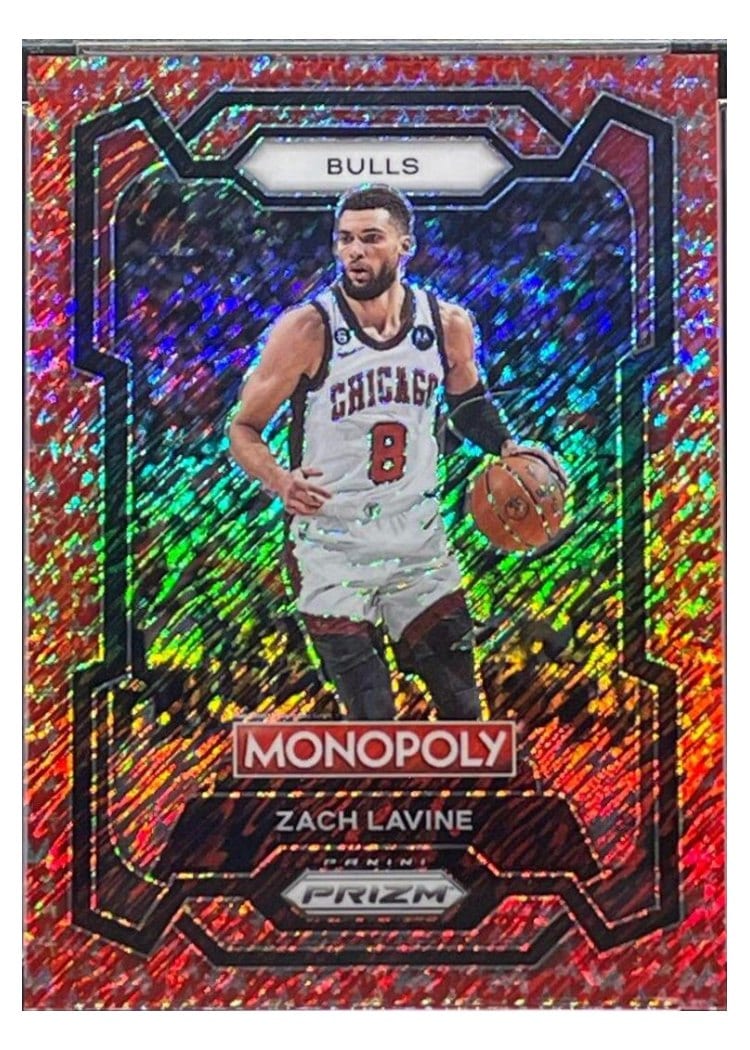 2023-24 Panini Prizm Monopoly Base Set Zach Lavine #17 card