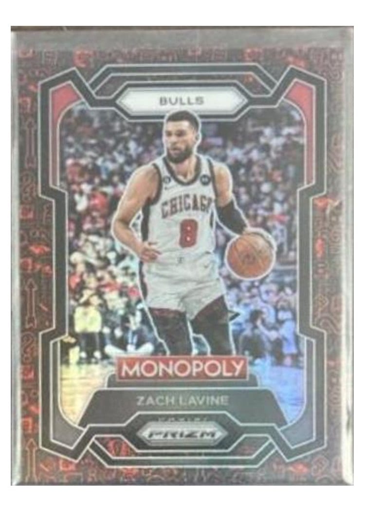 2023-24 Panini Prizm Monopoly Base Set Zach Lavine #17 card