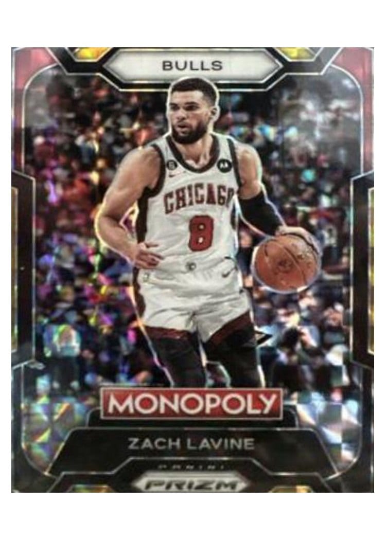 2023-24 Panini Prizm Monopoly Base Set Zach Lavine #17 card
