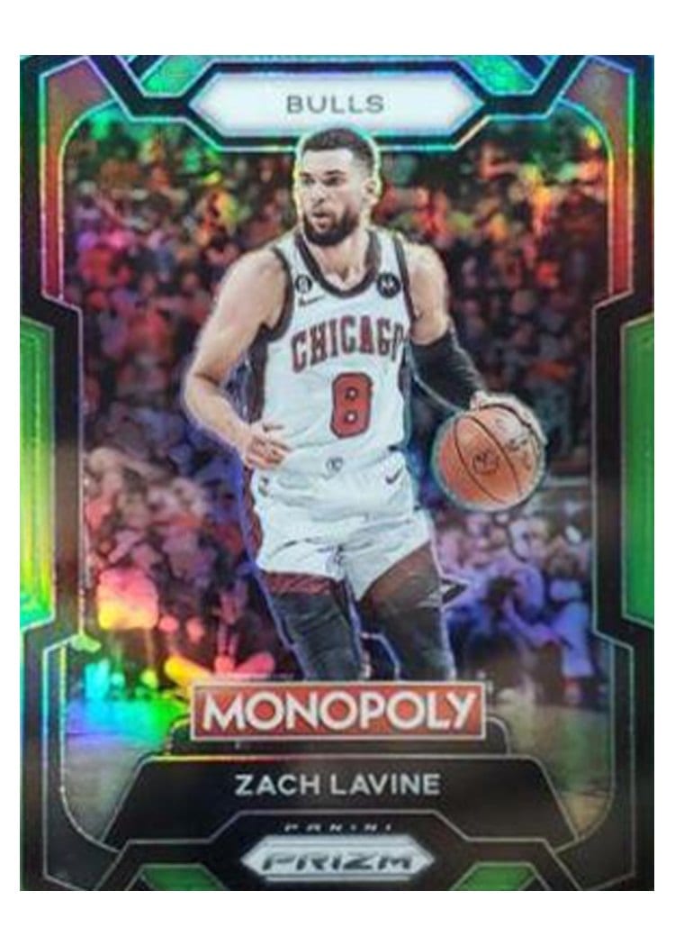 2023-24 Panini Prizm Monopoly Base Set Zach Lavine #17 card