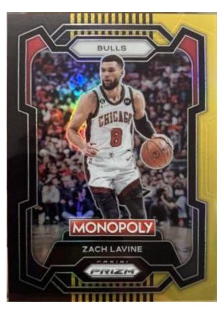2023-24 Panini Prizm Monopoly Base Set Zach Lavine #17 card