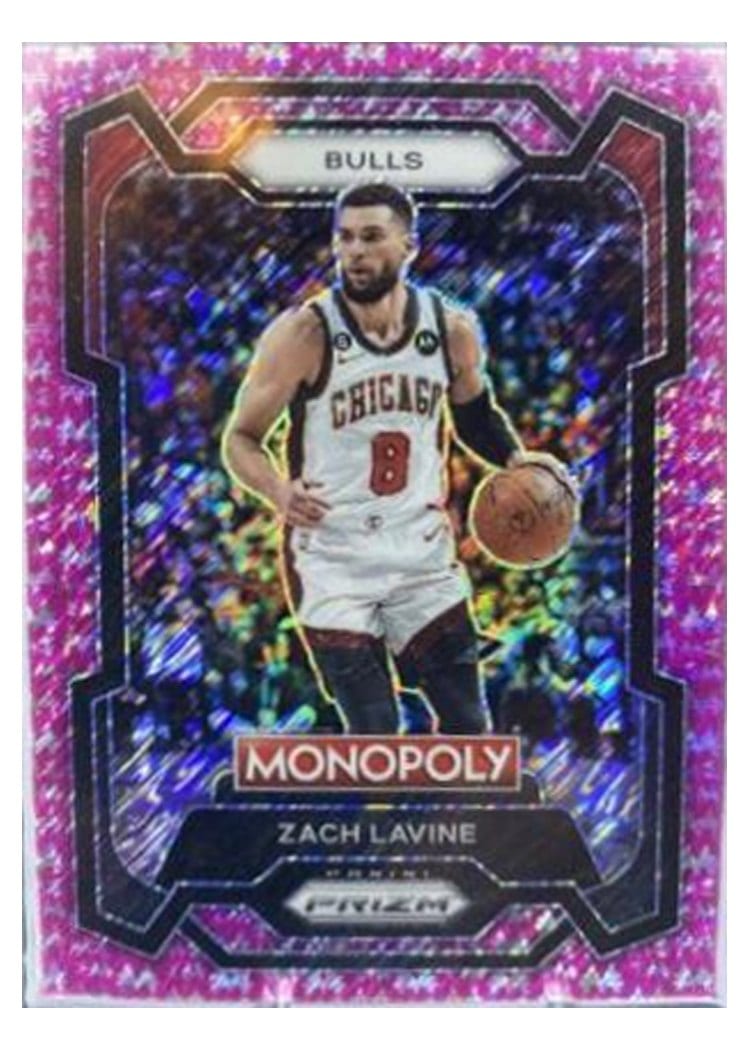 2023-24 Panini Prizm Monopoly Base Set Zach Lavine #17 card